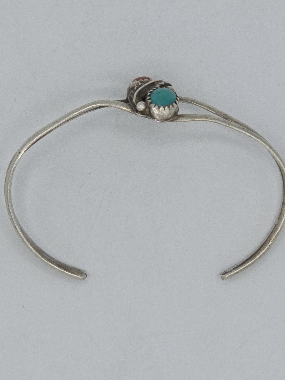 VTG Sterling Silver Cuff Bracelet Southwestern Style Size 5.25" 9g READ - Picture 11 of 15